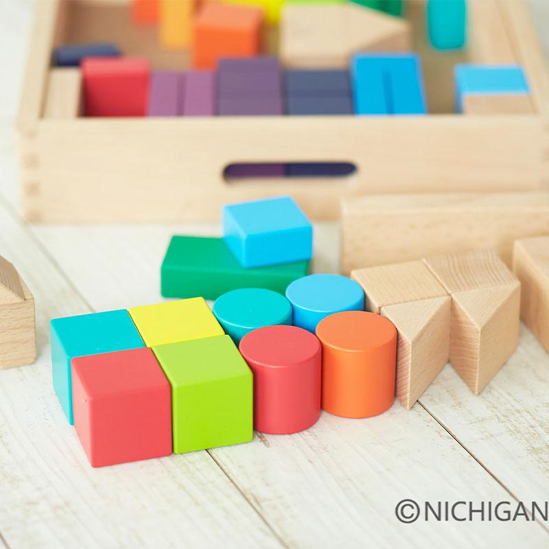積み木 カラフルブロックス 1歳半 誕生日プレゼント 子供 知育玩具