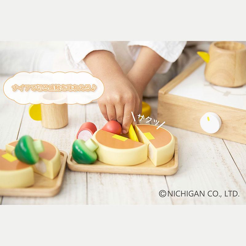 ままごと つくって、はこべる！モーニングセット 3歳  誕生日プレゼント 子供 ままごとセット コンパクト 卓上 おもちゃ 子供 男の子 女の子_3