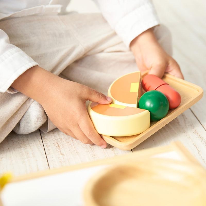ままごと つくって、はこべる！モーニングセット 3歳  誕生日プレゼント 子供 ままごとセット コンパクト 卓上 おもちゃ 子供 男の子 女の子_8