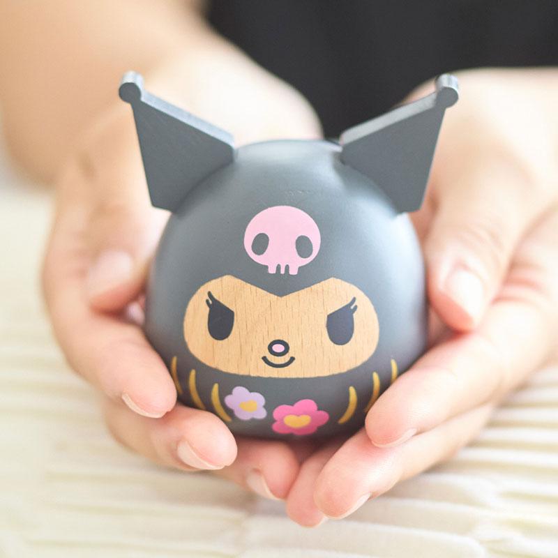 サンリオ 木製だるま キティ マイメロディ クロミ インテリア かわいい