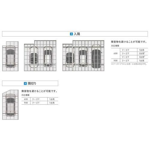 カーポート 4台駐車場 W4820×L9963 フーゴA 2台用 縦2連棟 48-50型 ポリカーボネート屋根材 リクシル LIXIL 車庫 ガレージ 本体 - 28