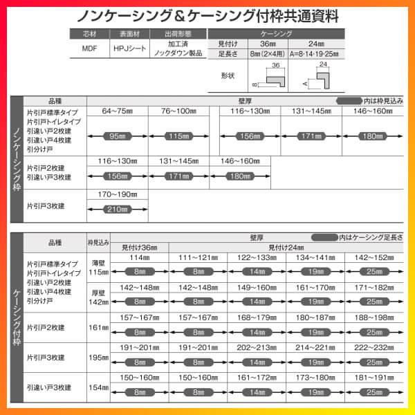 室内引戸 片引き戸 標準タイプ Vレール方式 ラシッサS パネルタイプ LAD ケーシング付枠 1220/1320/1420/1620/1820 リクシル トステム ドア リフォーム DIY｜alumidiyshop｜04