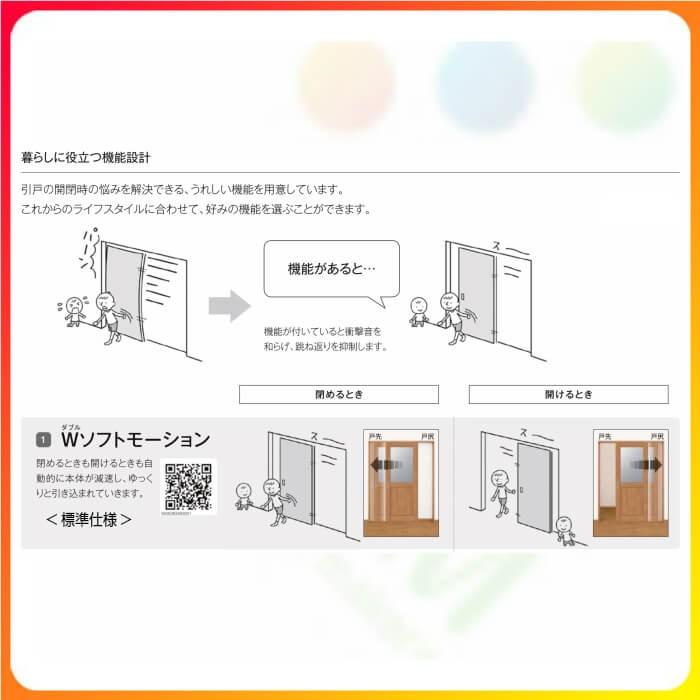 可動間仕切り 片引き戸 3枚建 引戸上吊方式 ラシッサD ヴィンティア LGH ノンケーシング枠 3220/3223 リクシル トステム 室内引戸 リフォーム DIY_5