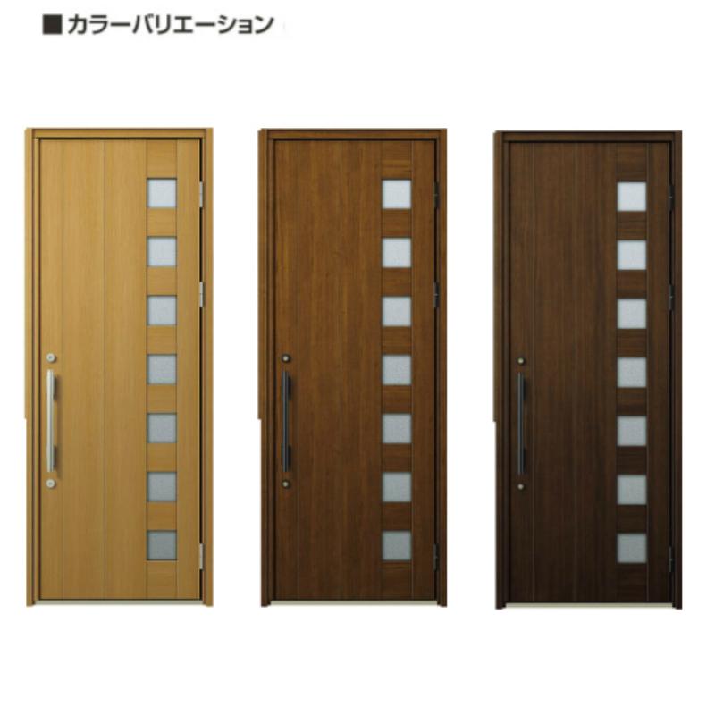 玄関ドア YKKap プロント K04 親子 スマートコントロールキー W1235×H2330mm ランマなし DH=23 玄関ドア アルミサッシ 新設 おしゃれ リフォーム DIYの画像