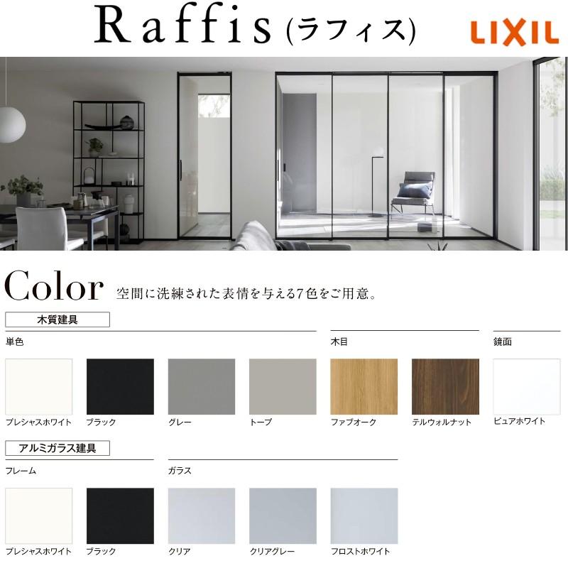 可動間仕切り 引違い戸4枚建 上吊方式 ノンケーシング枠 RAA ラフィス  3220 リクシル LIXIL Raffis 建具 交換 リフォーム DIY｜alumidiyshop｜03