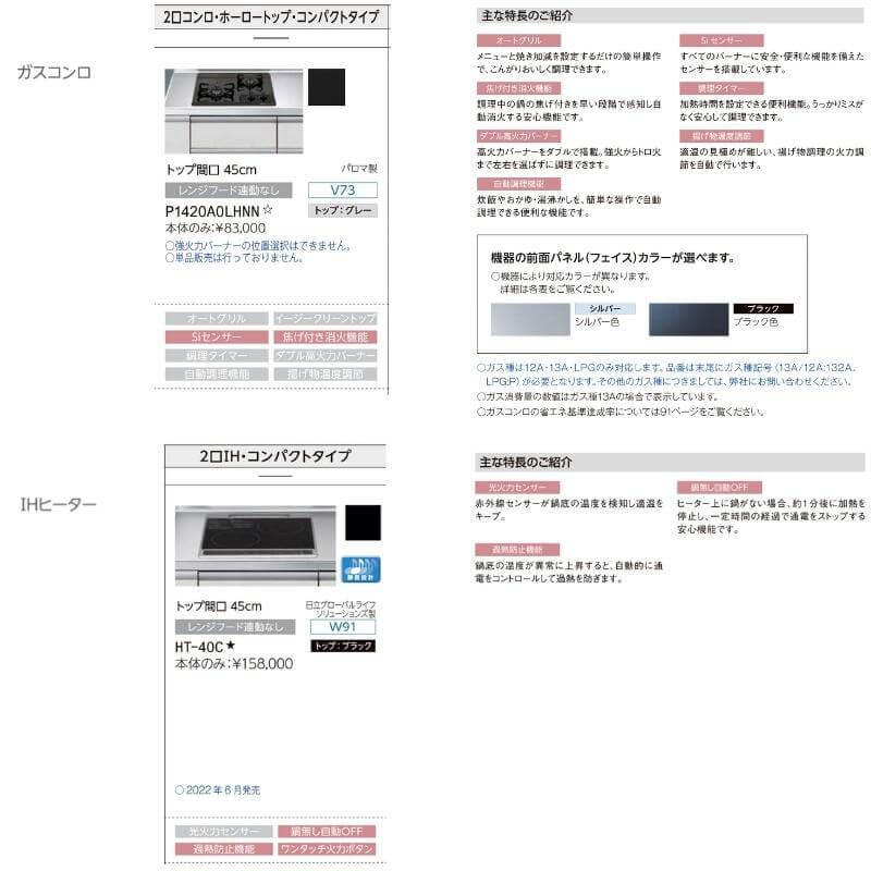 コンパクトキッチン ティオ Tio LixiL 壁付I型 ベーシック W1500mm 間口150cm(グリルなし2口コンロ用) グループ1 リクシル システムキッチン フロアユニットのみ - 14