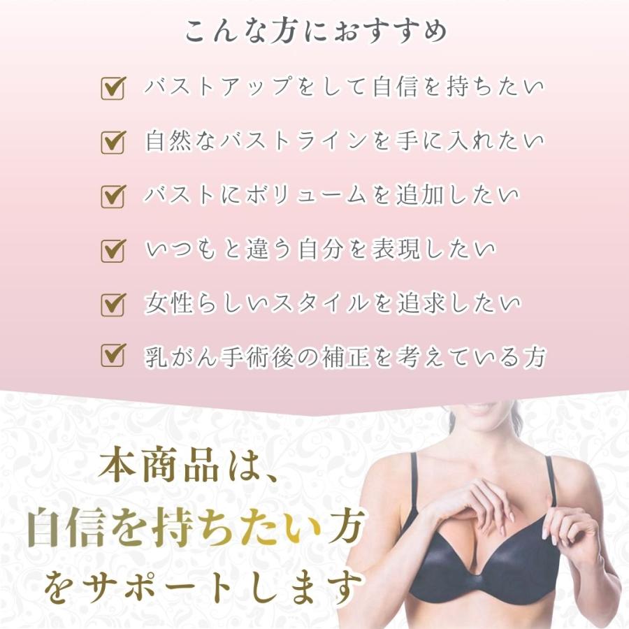 ミコプエラ 三角形 乳癌パッド シリコンバスト 人工乳房 左右2個セット 胸パッド シリコン胸パット (3000グラム×2)の画像