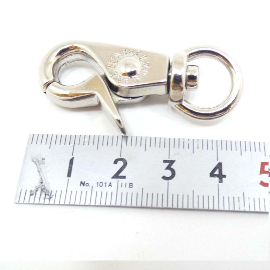 オリジナル 刻印入り ナスカン カラビナ フック リング ワッカ カギの