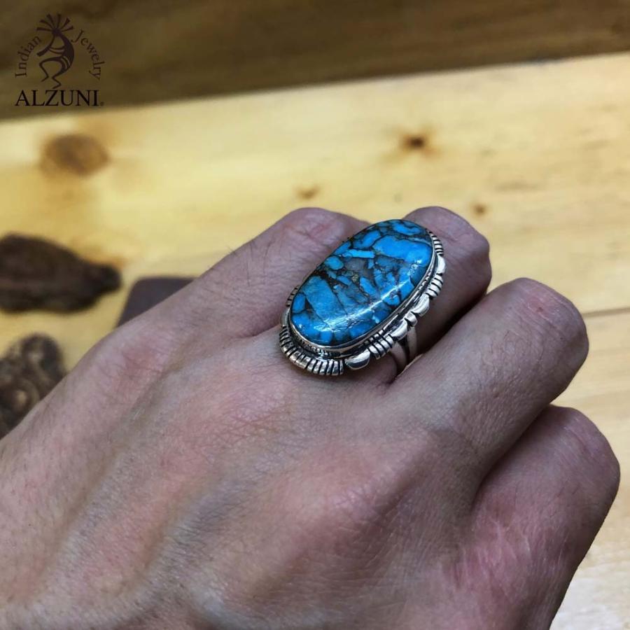 海外 インディアンジュエリー ＣＩＲＣＬＥ 925 リング ターコイズ 赤