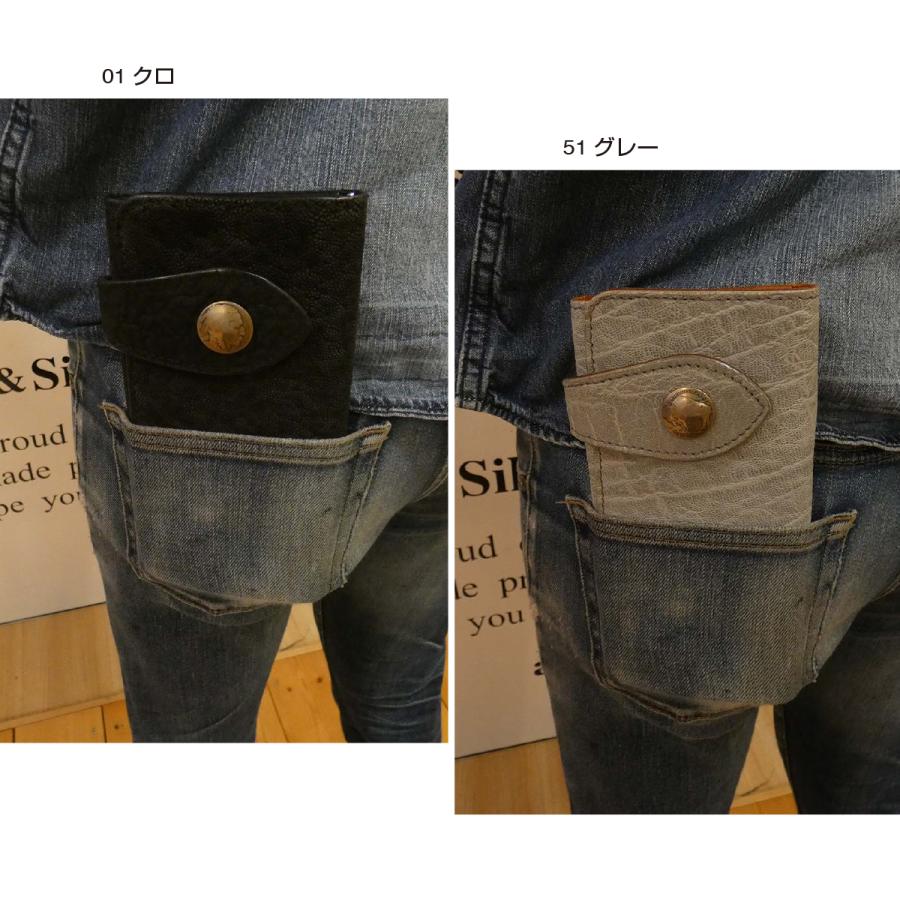 二つ折り長財布 エレファントレザー メンズ財布 レディース財布 二つ折り長財布 エレファントレザー メンズ財布 レディース財布