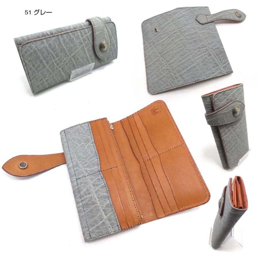 二つ折り長財布 エレファントレザー メンズ財布 レディース財布 二つ折り長財布 エレファントレザー メンズ財布 レディース財布