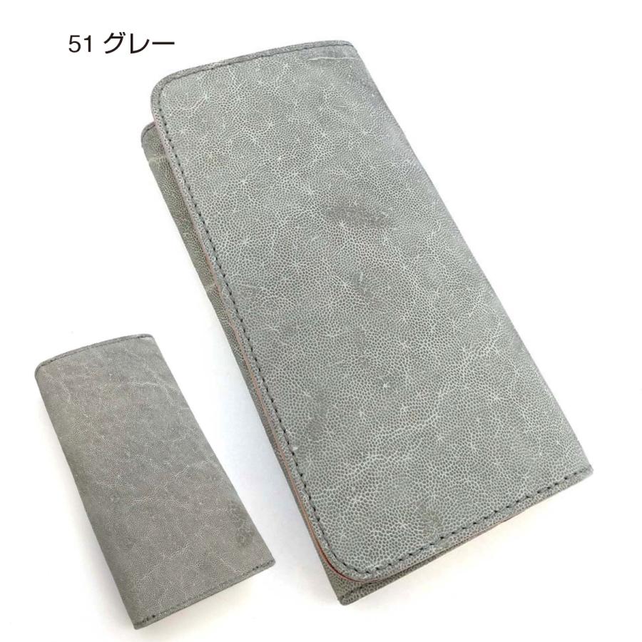 二つ折り長財布 ゾウ メンズ レディース 薄い シンプル スマート