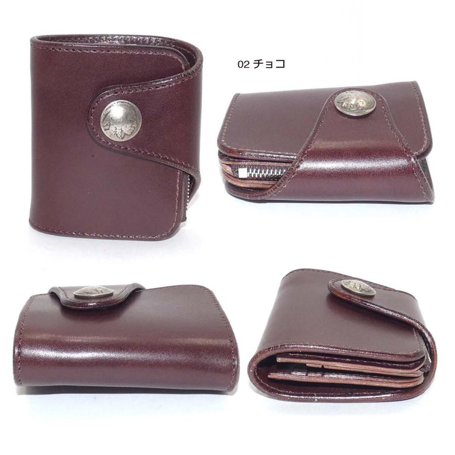 コンチョ ミニ財布 サドルレザー メンズ レディース ショート コンチョ ミニ財布 サドルレザー メンズ レディース ショート