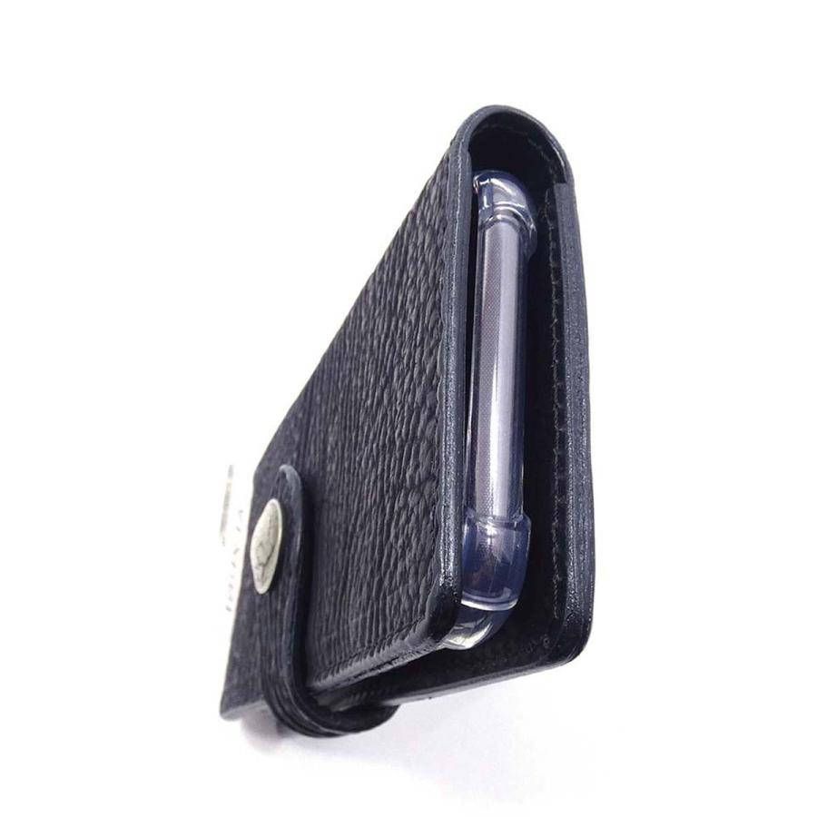 手帳型 スマホケース マルチタイプ L シャークレザー サメ革 鮫革