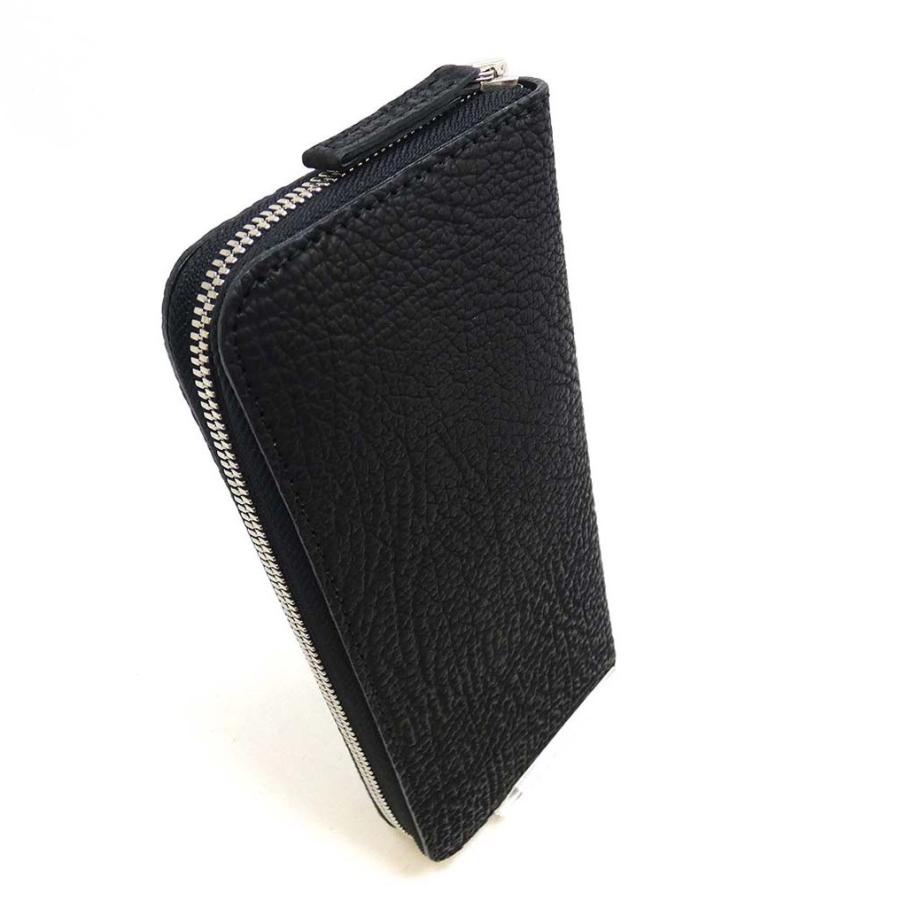 極美品 ALZUNI シャークスキン 長財布 L字ファスナー 送料無料 極美品 ALZUNI シャークスキン 長財布 L字ファスナー 送料無料
