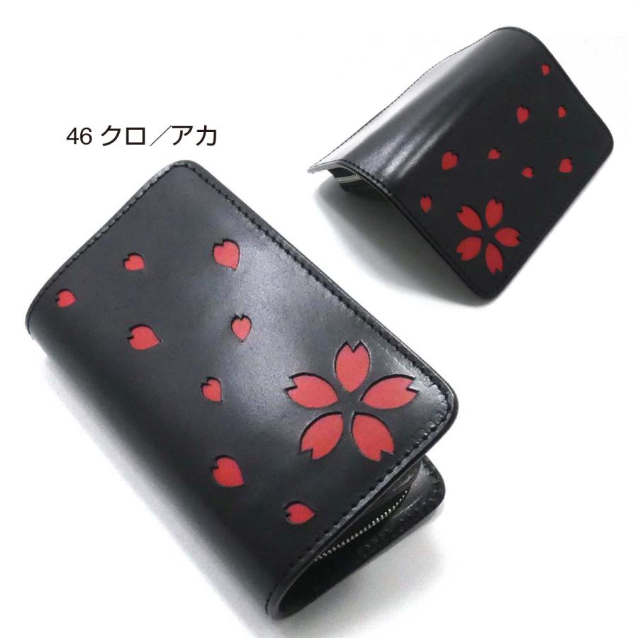 ハーフ財布 L字コイン 桜 サクラ さくら 和柄 メンズ レディース ハーフ財布 L字コイン 桜 サクラ さくら 和柄 メンズ レディース