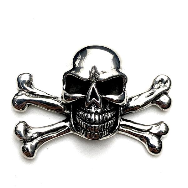 シルバー コンチョ スカル スカルボーン クロスボーン メンズ