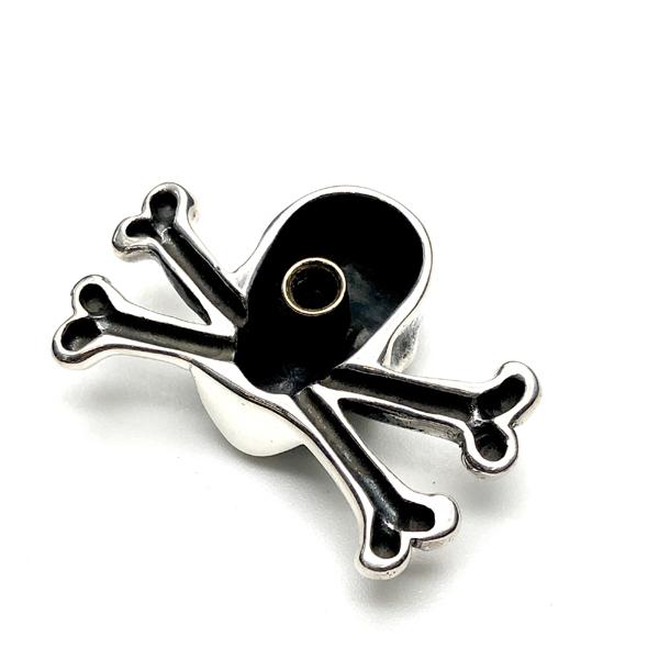 シルバー コンチョ スカル スカルボーン クロスボーン メンズ