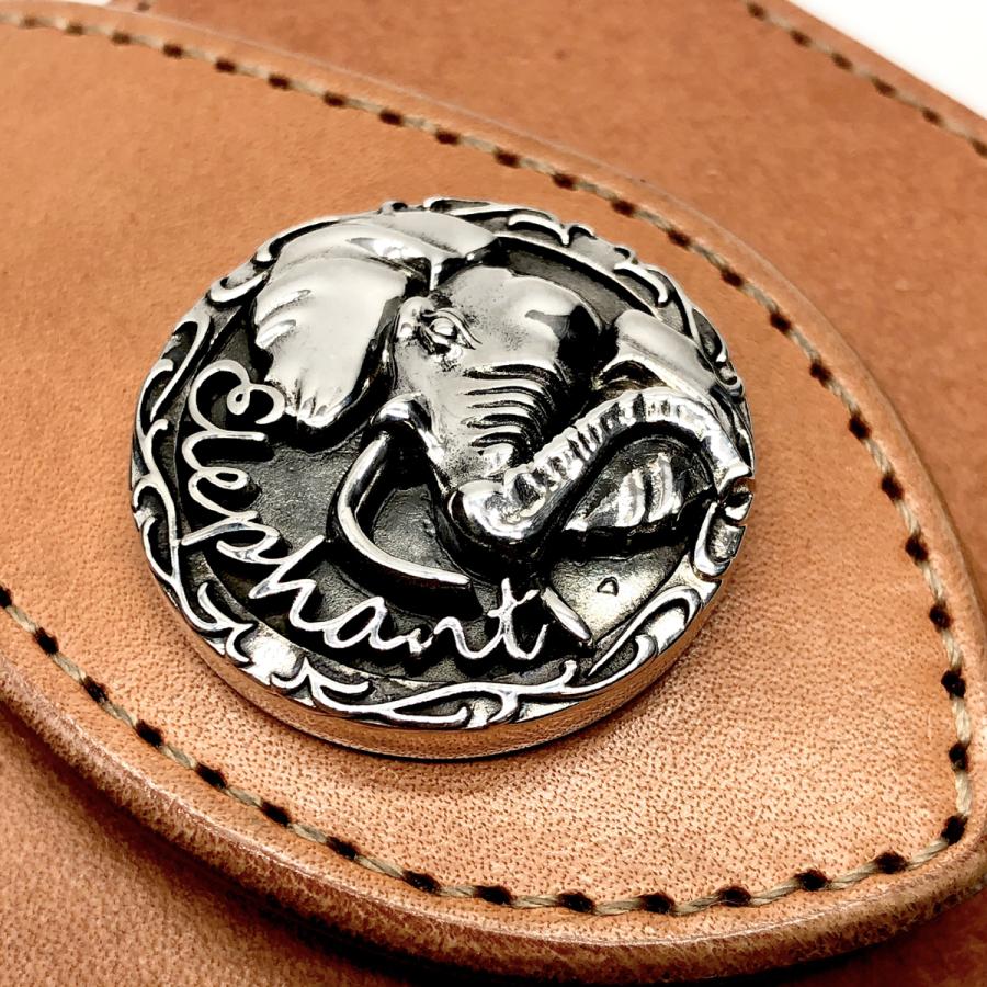 シルバー コンチョ ゾウ 象 エレファント メンズ レディース 飾り