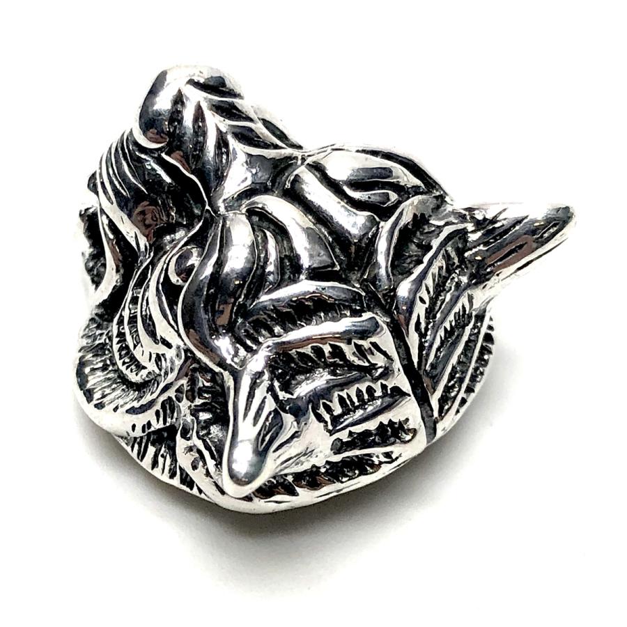 シルバー コンチョ 虎 トラ タイガー メンズ レディース 飾りボタン
