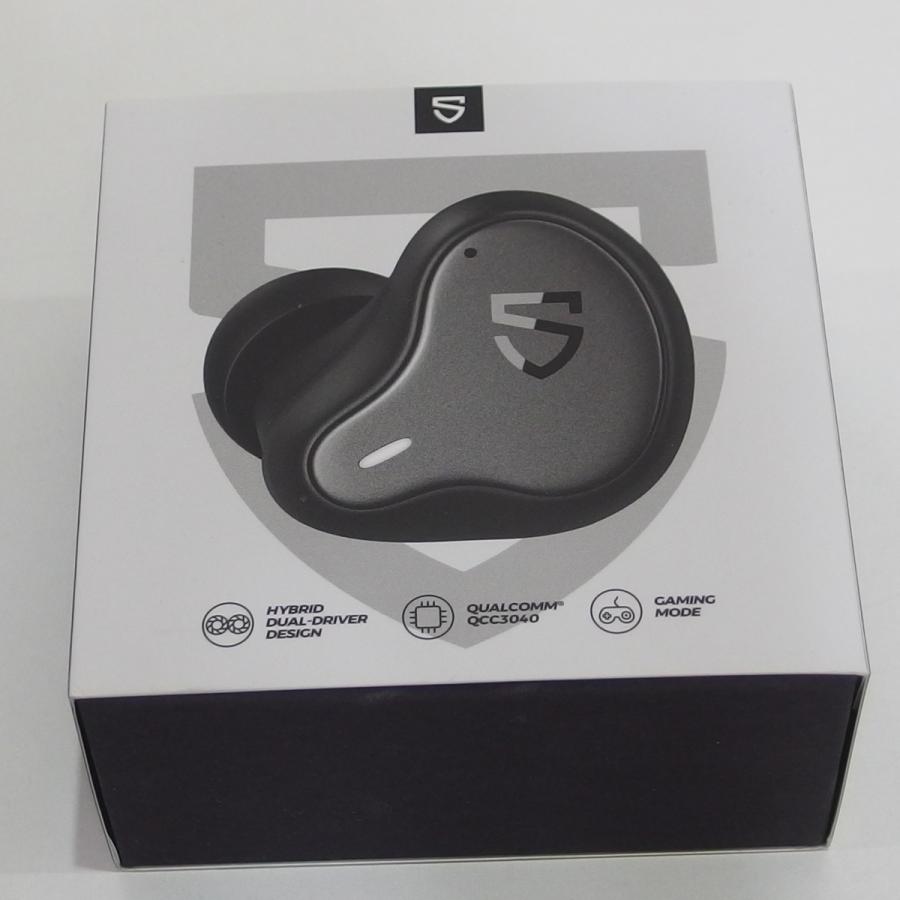 SOUNDPEATS H1 ワイヤレスイヤホン（ブラック）Bluetooth 5.2 / aptX 