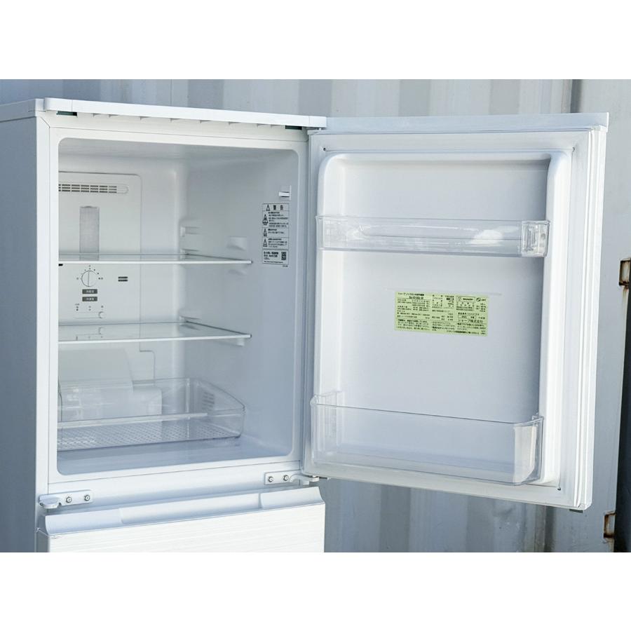 冷蔵庫 2ドア 152L どっちもドア シャープ SHARP SJ-D15G-W 2021年製