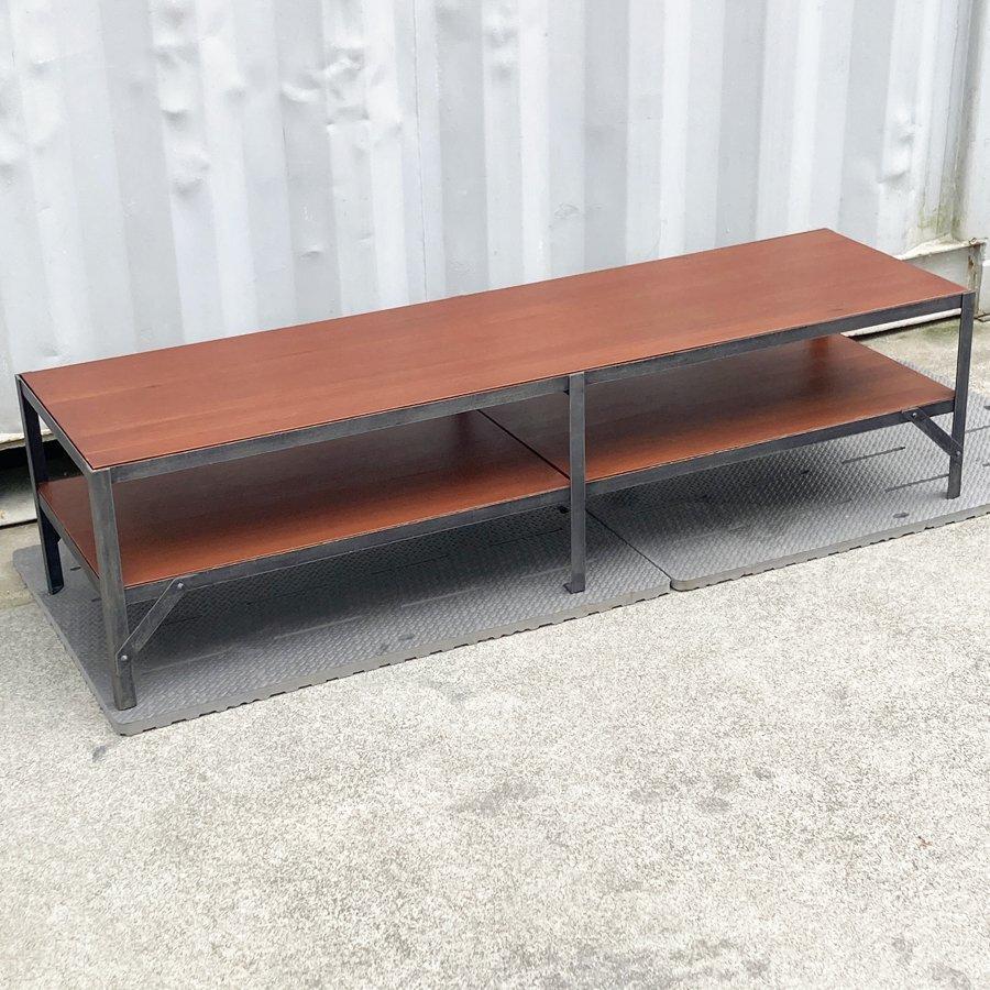ウニコ テレビボード LUMBER W1400 幅140cm アイアン脚 ランバー