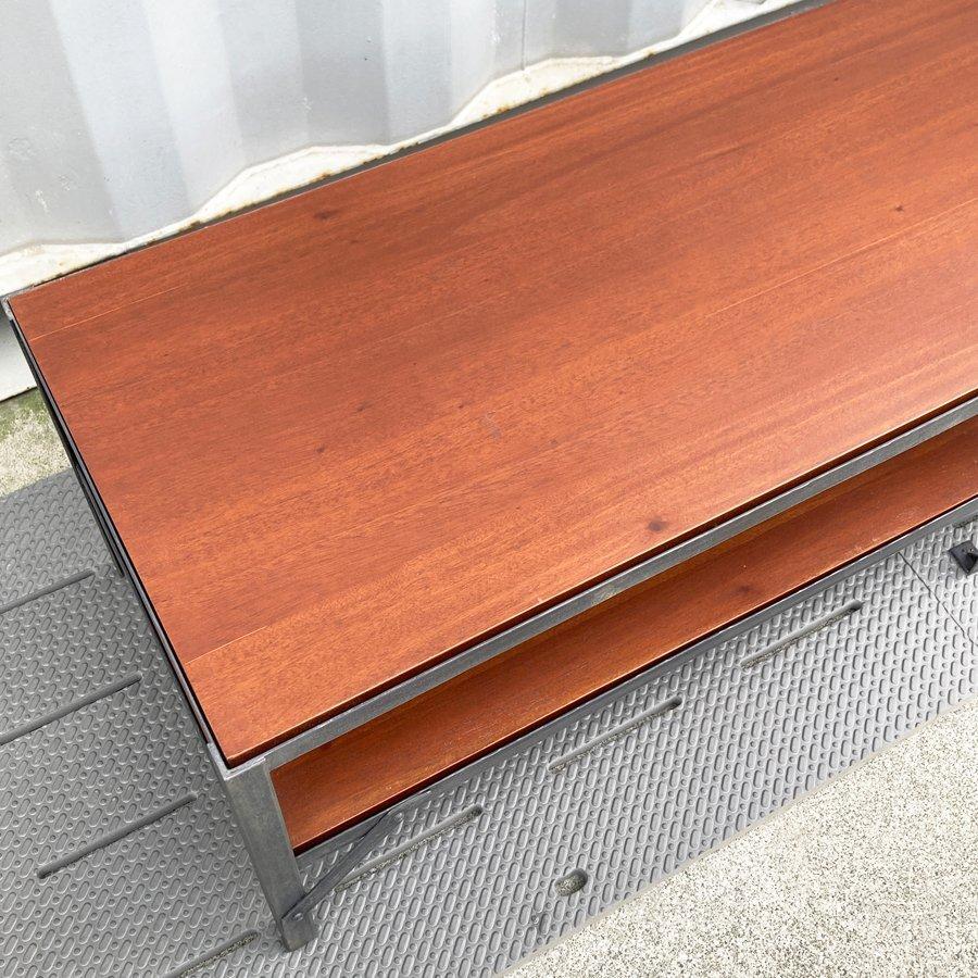 ウニコ テレビボード LUMBER W1400 幅140cm アイアン脚 ランバー