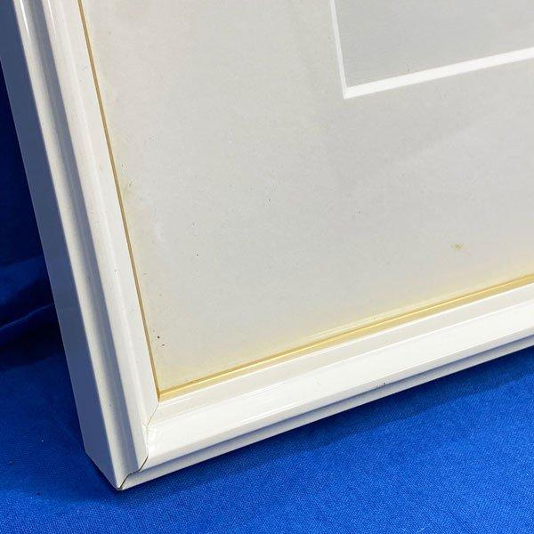 いわさきちひろ チューリップのある少女像 色紙 額付き 複製画