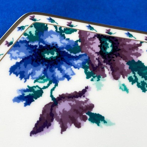 ナルミ　限定　スクエアプレート プラター ワヤン・クリ　影絵　長皿　飾リ皿 ナルミ 限定 スクエアプレート プラター ワヤン・クリ 影絵 長皿