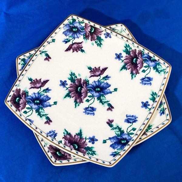 NARUMI 希少!! NARUMI&FEILER ペア スクエアプレート ナルミ