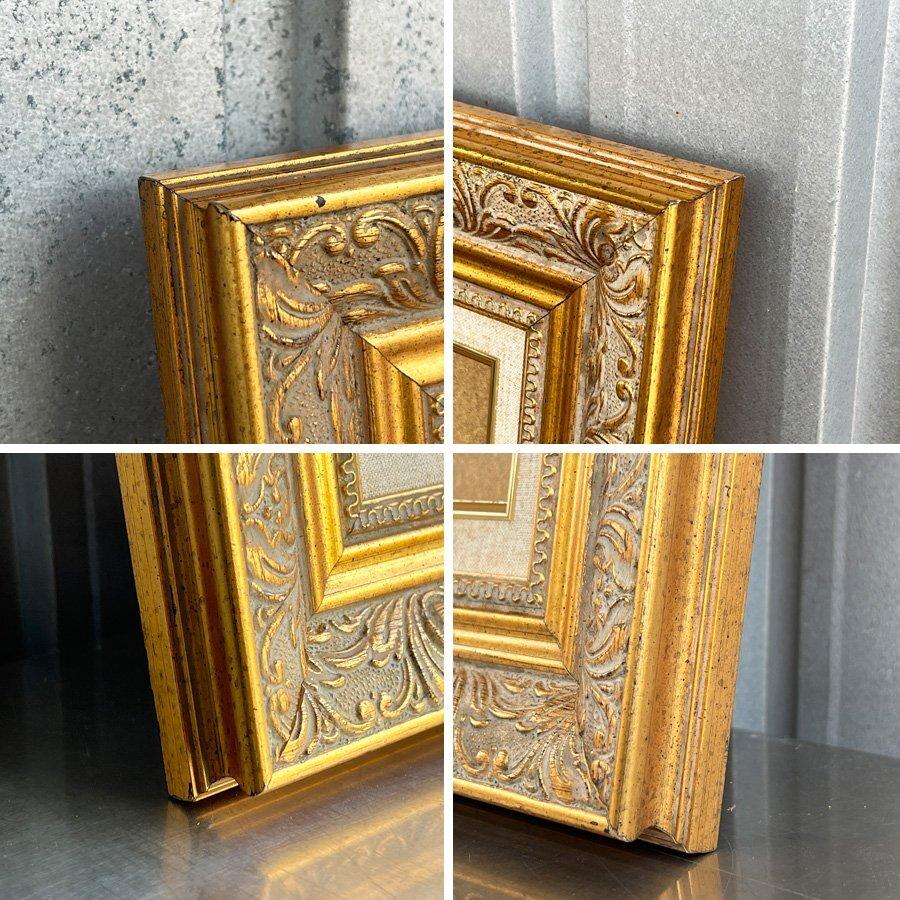 額縁 金彩 F10号 高級 ガラス 空額 アンティーク 油絵等に 絵画