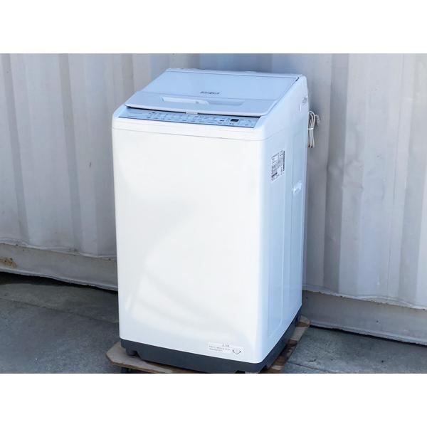 6ヶ月保証】 全自動洗濯機 HITACHI BW-V70A 2017 中古 7.0kg 全自動 