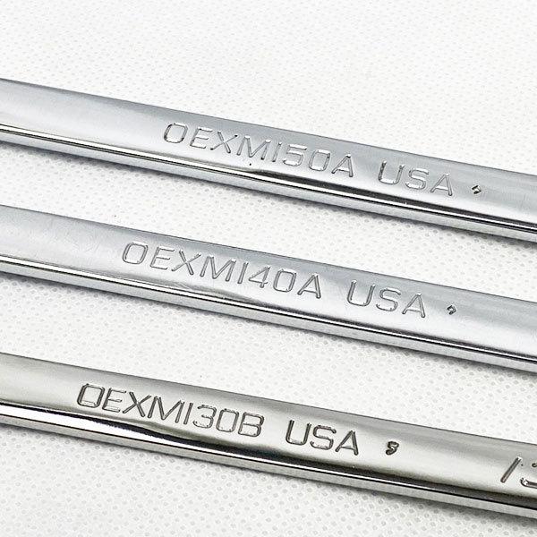 Snap-on コンビネーションレンチ 9本 セット ミリサイズ OEXM 6B