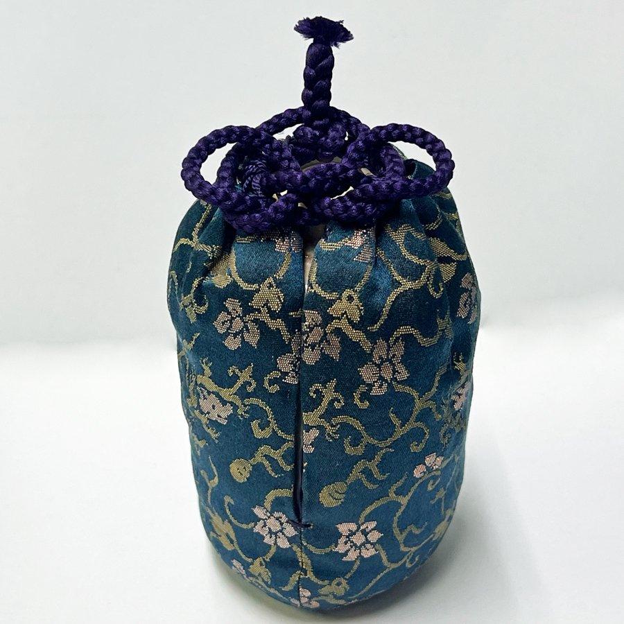 萩焼 人間国宝 十代 三輪休雪(休和) 茶入れ 仕覆 茶道具 竹くぎ 壺