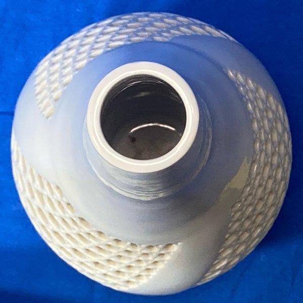 白斉 白磁 花瓶 花入 共箱 花器 骨董 美術 アンティーク ◇YJ-0014