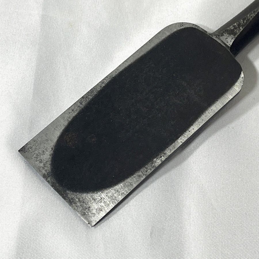 突き鑿 のみ勝 1寸2分 全長約340mm 幅約36mm 大工道具 古道具 のみ