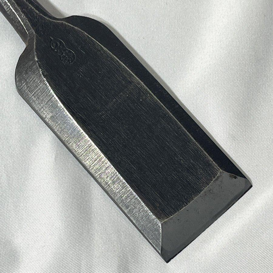 突き鑿 のみ勝 1寸2分 全長約340mm 幅約36mm 大工道具 古道具 のみ