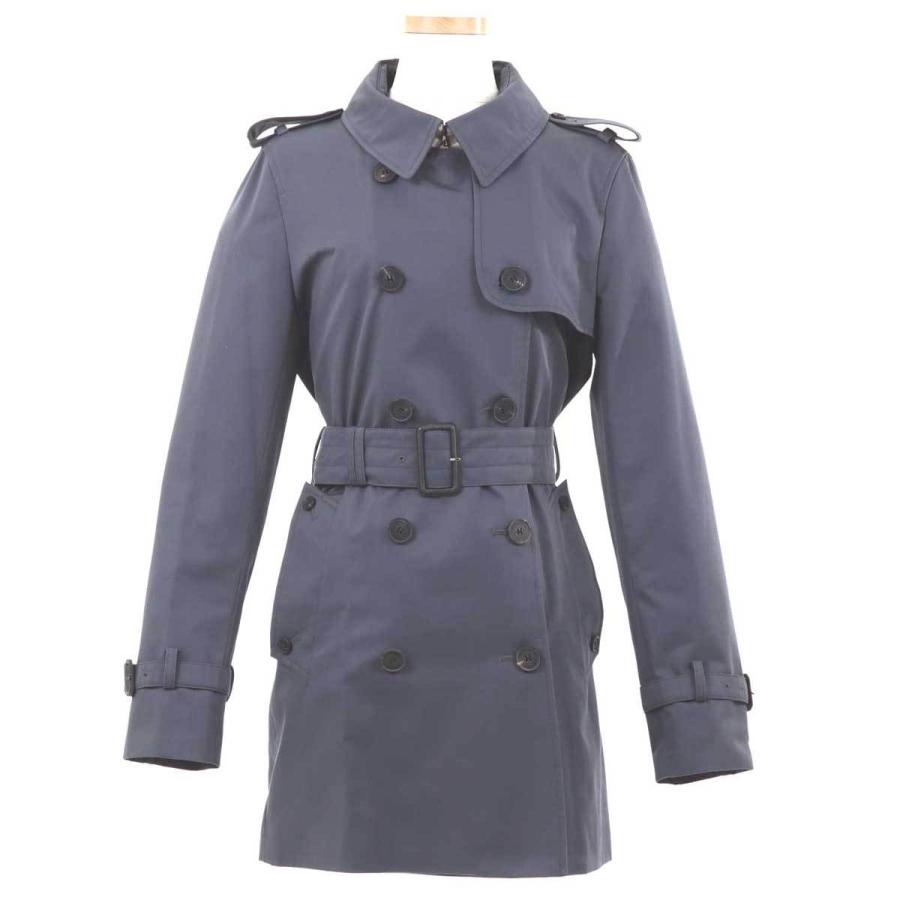 人気絶頂 送料無料 新品 Aquascutum トレンチコート イギリス 秋 冬 プレゼント レディース ネイビーグレー B0087 完売 Vinylspotnyc Com