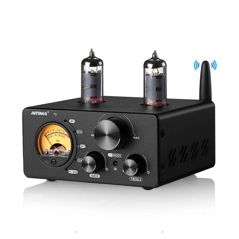 AIYIMA T9 Bluetooth 5.0 100W*2チューブアンプ 2.0チャンネル 真空管 USB DACステレオHiFiホームオ USB T9 Bluetooth 100W*2チューブアンプ 0チャンネル 真空管 DACステレオHiFiホームオ テレビ