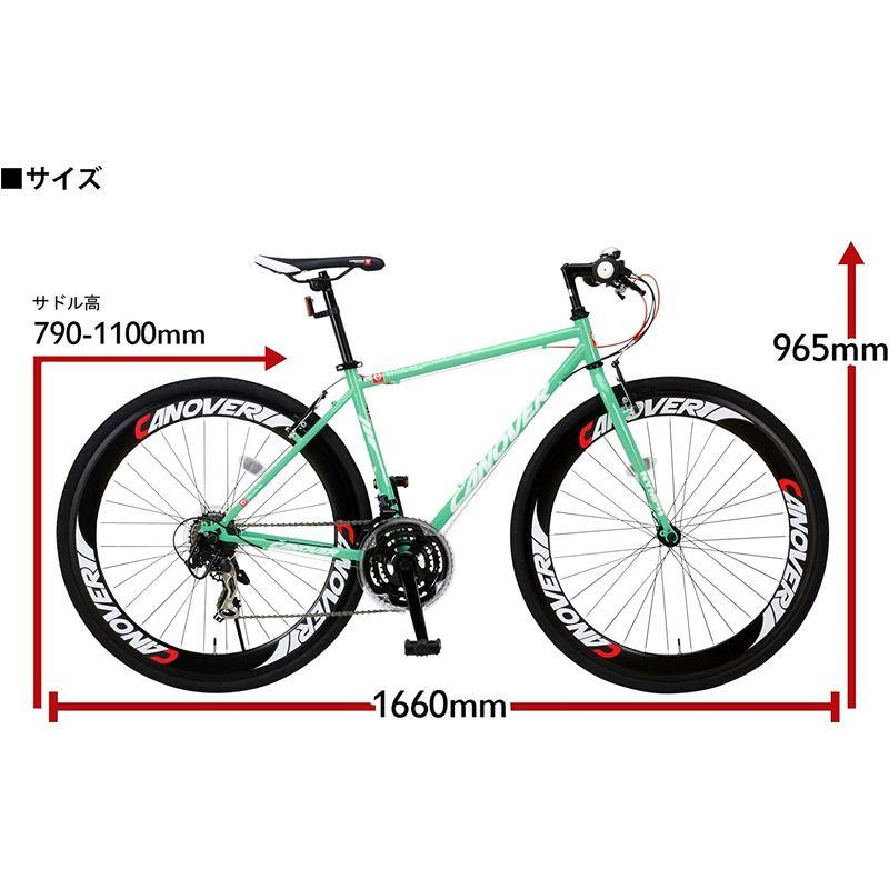 自転車 CANOVER(カノーバー) クロスバイク 700C シマノ21段変速 CAC 