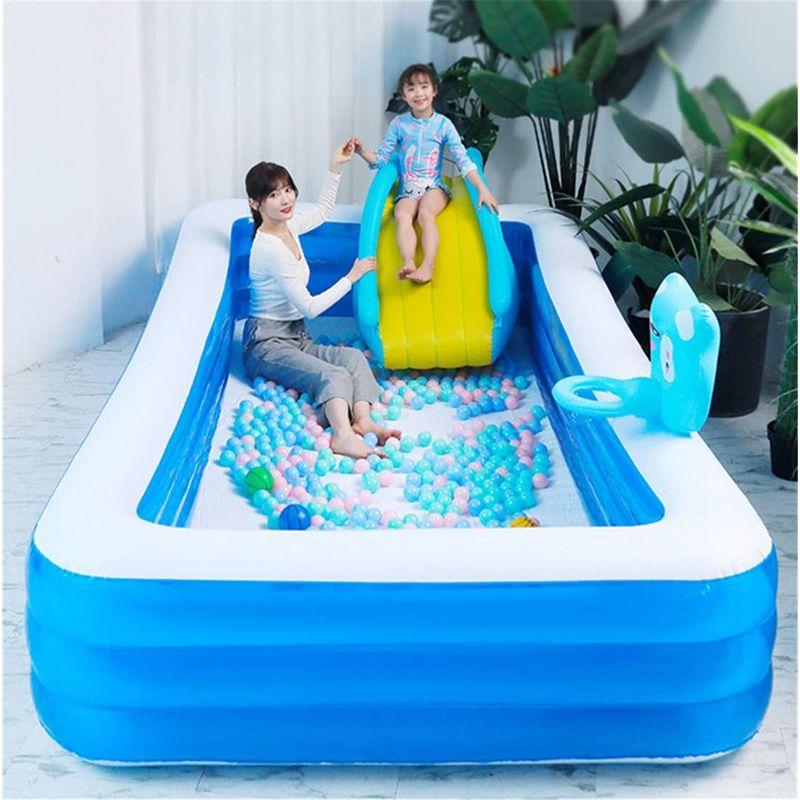 Ecrisdoo プール 家庭用 滑り台 大型 子供 ファミリープール ビニールプール 滑り台付き キッズ 子ども キッズプール 家庭用プー プール 家庭用 滑り台 大型 子供 ファミリープール ビニールプール 滑り台付き キッズ 子ども キッズプール 家庭用プー