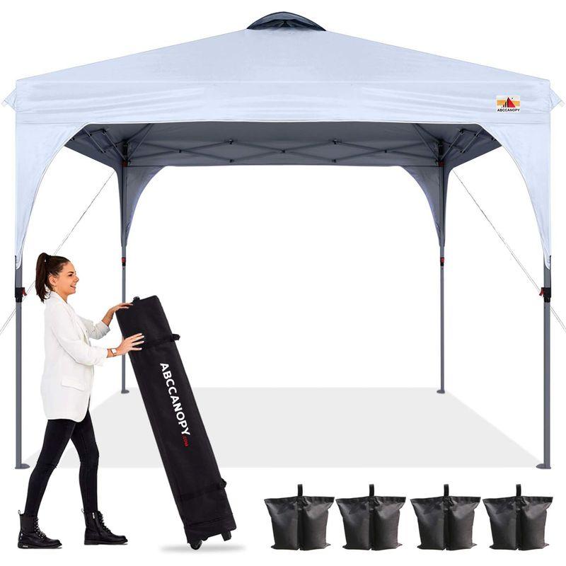 ABCCANOPY タープテント ワンタッチ 3段階調節 ベンチレーション 天井 2m/2.5m/3m アウトドア 簡単 大型 タープ テン タープテント ワンタッチ 3段階調節 ベンチレーション 天井 2m/2 5m/3m アウトドア 簡単 大型 タープ テン