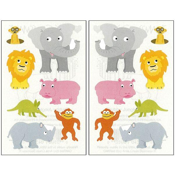 MRS.GROSSMAN'S/ミセスグロスマン Chubby Jungle Animals かわいい動物