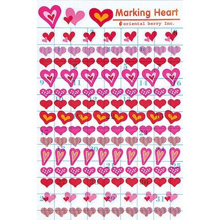 Oriental berry/オリエンタルベリー スケジュールシール アソートハート |  | 01