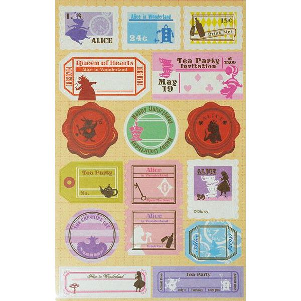 S&C/エス＆シー  ラベルシール　不思議の国のアリス |  | 01