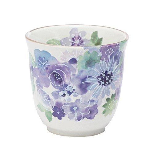 花工房 湯呑 ブルー