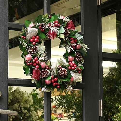 完売 彩か Saika クリスマス リース 赤 レッド 緑 グリーン Wreath Burgundy Berry Pxt 69 50 Off Www Technet 21 Org