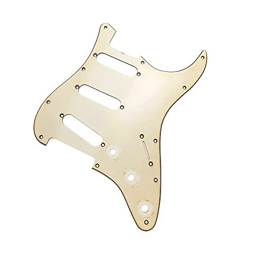 YJB PARTS ST60s ストラト用ピックガード レリックシリーズ インチ 日本製 (レリックエイジドホワイト3P)