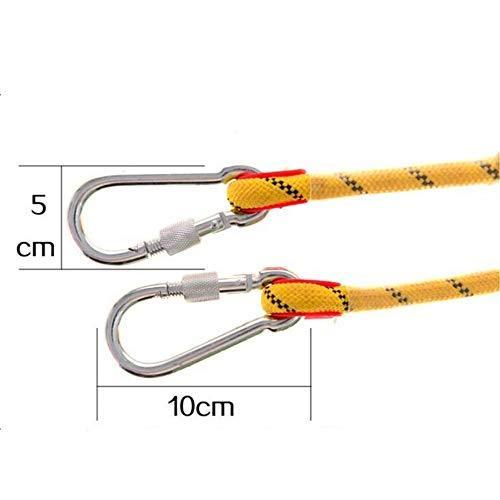 定期入れの キャンプ ガイロープ 10m m 30m 50m 耐荷重2100kg 10mm ロープ カラビナ付き アウトドア 補助 安全 防災 テントロープ クライミングロープ Www Tvusac Com